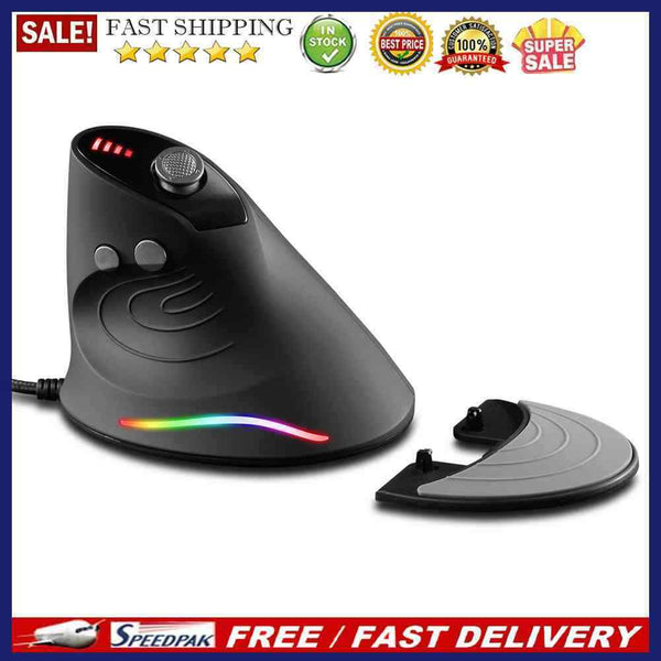 ZELOTES Gaming Mouse Upright Optical Mouse Wired 12 Buttons Desktop Game Mouse