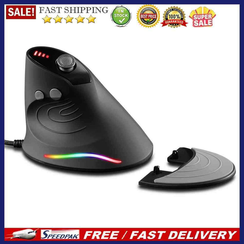 ZELOTES Gaming Mouse Upright Optical Mouse Wired 12 Buttons Desktop Game Mouse