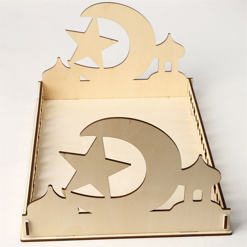 Eid Mubarak Eid Decor Islamic Ramadan Accessories Ramadan Decoration Food Tray