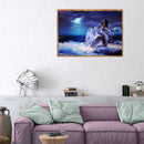 5D DIY Full Drill Diamond Painting Dancing with Water Cross Stitch Home Decor