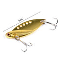 SHIZUO fishing bait, metal VIB bait vibration spoon long shot fishing bait hard