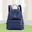 Waterproof Nylon Backpack Students Girls Simple Zipper Mochila School Bagpack