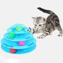 Cat Funny Cat Tower Puzzle Toys Turntable Amusement Ball Training Play Plate