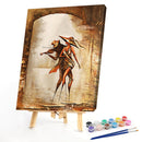 Oil Paint By Numbers Romantic Couples Coloring Picture Digital Drawing