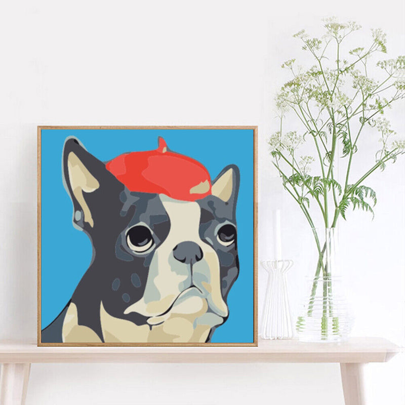 DIY Oil Coded Picture Hand Painted Animals Painting Kit by Numbers Decoration