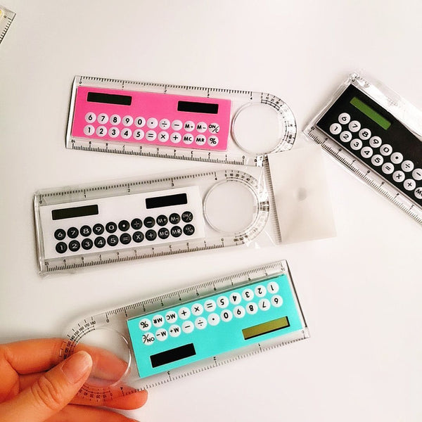 Display Calculator Ruler Office Stationery Solar Energy Calculator Scientific