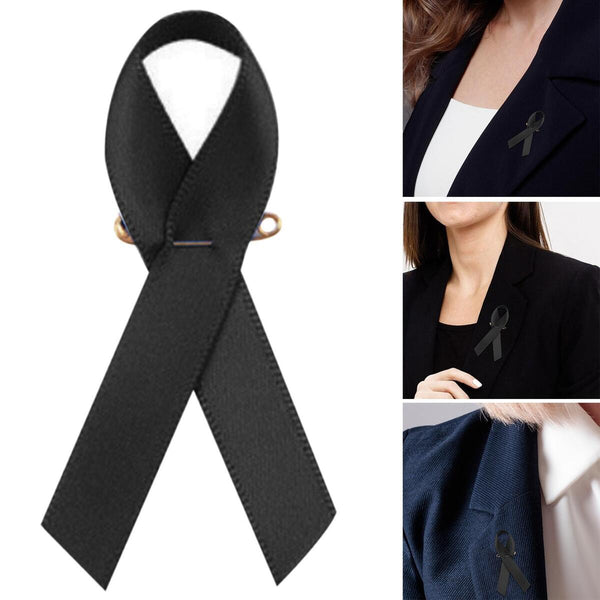 Black Ribbon Memorial enamel lapel pin badge- Queen Elizabeth II-1926 - 2022.