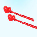 Heart-shaped Snowball Clip Funny Snowball Mold Kids Outdoor Toys (34x8cm) Newly
