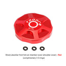 Dustproof MTB Front Fork Cap Bicycle Air Gas Valve Protective Cover (Red) Newly