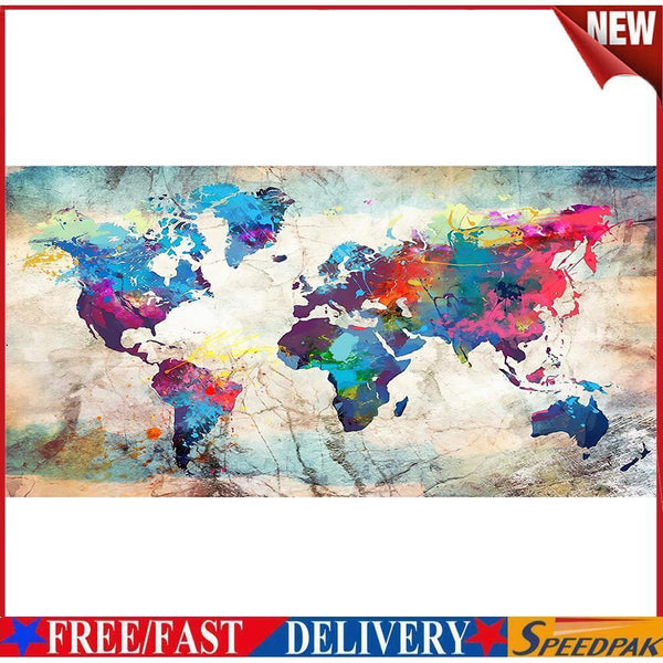 Cross Stitch Kits DIY Map 11CT Printed Embroidery 40x85cm (SZX112) #F