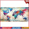 Cross Stitch Kits DIY Map 11CT Printed Embroidery 40x85cm (SZX112) #F