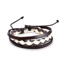 Multi-Layer Handmade PU Retro Braided Bracelet Jewelry for Men Women(9)