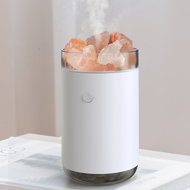 Salt Stone Humidifier 260ml Portable Cooler Mist Maker Essential Oil Diffuser