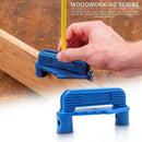 Center Line Scriber Marking Gauge Joiners Carpenters Scribing Gauge (Blue)