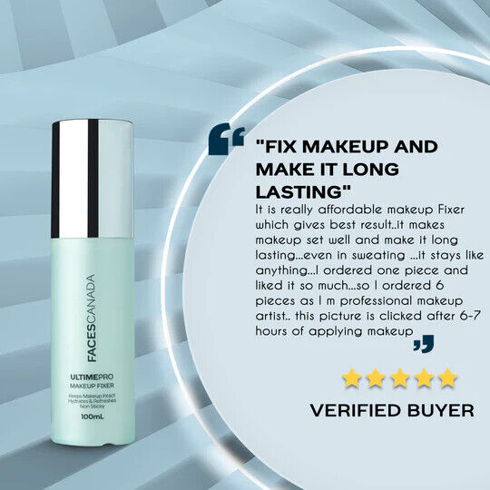 Faces Ultime Pro Makeup Fixer, 100ml fast shipping
