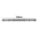 Wall Mounted Hooks Coats Clothes Hat Row Hook Towel Hanger Rack(6 Hooks Newly