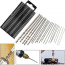 20PC Mini Tiny Micro HSS Spiralbohrer Set 0,3 mm-1,6 mm Fal Modell Handwerk I6K1