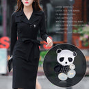 Fashion Brooches Creative Panda Animal Badges Women Men Backpack Jewelry Gift