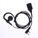 2-Pin PTT Mic Earphone Headphone for Baofeng Kenwood Puxing Wouxun Radio
