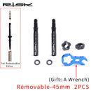 RISK 2pcs Bike Inner Tubes Extender Presta Valve Core Adapter (Detachable) Newly