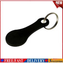 Metal Keychain Shopping Cart Token Keyring Hook Coin Holders Clip (Black)