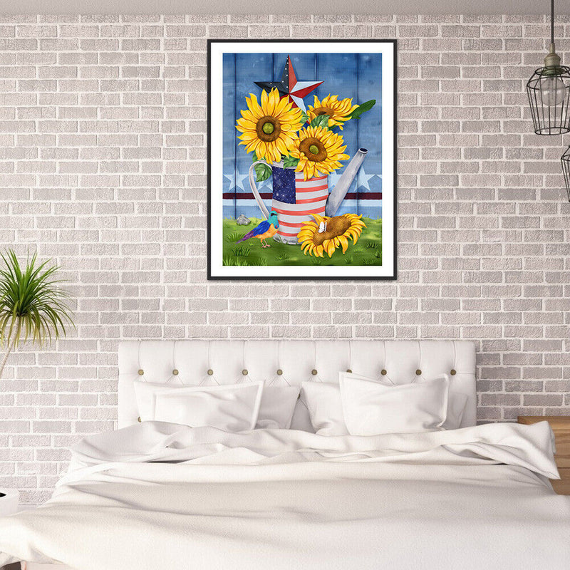 5D Diamond Painting DIY Sunflower Bouquet Full Round Drill Art