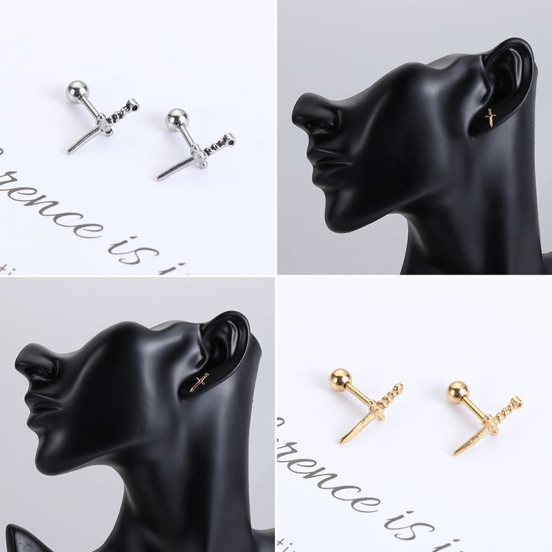 Earrings Helix Cartilage Earrings Dagger Ear Studs Piercing Conch Lobe Tragus