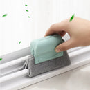 Groove Cleaning Window Brush Corners Household Cleaner Tool (Blue Green) Newly