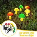 Outdoor Solar Garden Lights Cute Mushroom Shape Decorative Lamp LED Waterproo.