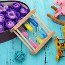 Hourglass made of wood, 1/3/5 minutes, gift, decoration for home