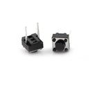 20pcs 2 pins Middle Feet 6*6*5mm Switch Tactile Push Button Switch LR