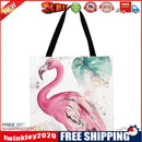 Flamingo Printed Shoulder Shopping Bag Casual Large Tote Handbag
