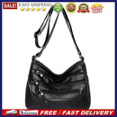 Women Soft PU Leather Solid Color Shoulder Bags Multifunctional Crossbody Bags