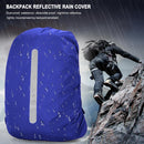 Reflective Waterproof Backpack Rain Cover Outdoor Protection Cover (Blue)
