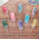 Birthday Festival Supplies Hand held Confetti Poppers Mini Push Confetti Tube