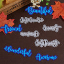 4pcs Metal DIY Embossing Cutting Dies Stencil Card for Scrapbooking Album
