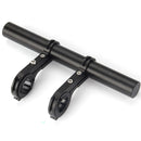 Bike Handlebar Extender Lightweight Durable Alloy Bracket Holder (Black)