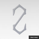 S-Shaped Stainless Steel Hanging Hooks Outdoor Camping Storage Rack (C)