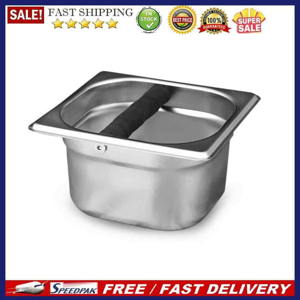 Stainless Steel Coffee Powder Residue Knock Box Coffee Grounds Recycling Bu