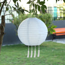 #A Practical Solar Lanterns Nylon Cloth Outdoor Hanging Garden Yard Decor