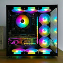 Quiet 6 PIN Cooling Fans RGB Computer Case Fan Radiator Chassis Fan Heatsink