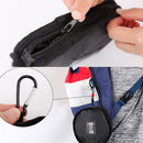 Hiking Drinking Feeding Bowl Collapsible Outdoor Pet Double Bowl Feeding Bag