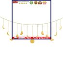 Moon Phase Wall Hanging 13 Pack Moon Hanging Ornaments for Bedroom Office Dorm