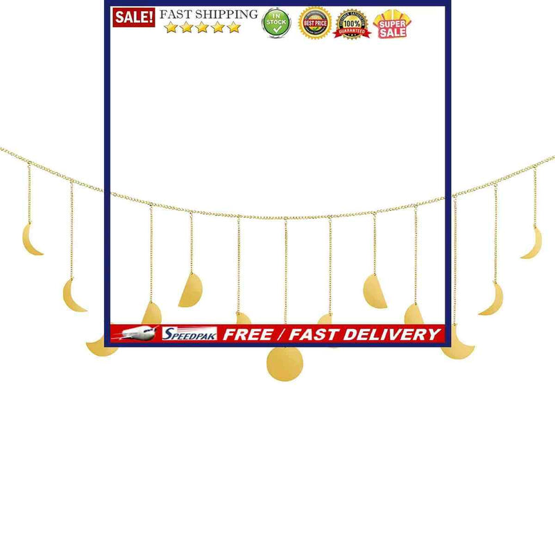 Moon Phase Wall Hanging 13 Pack Moon Hanging Ornaments for Bedroom Office Dorm