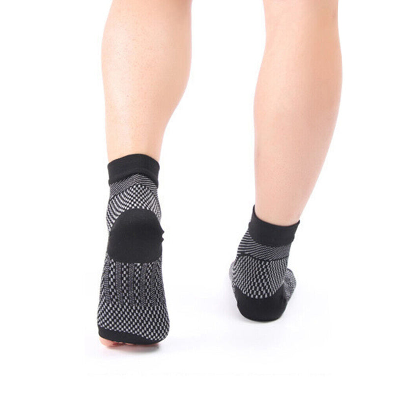 #A 1 Pair Ankle Brace Compression Sleeve Relief Achilles Tendonitis Joint Pain S