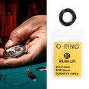 200pcs Waterproof O-Ring Watch Back Seal Gaskets Watch Repair Tool (0.5mm) Newly