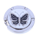Portable Metal Foldable Bag Purse Hook Hanger Handbag Holder Butterfly(2)