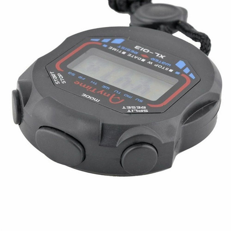 With Strap Professional Time Counter Digital Timer LCD Stopwatch Chronograph