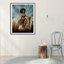 5D DIY Full Drill Diamond Painting Character Cross Stitch Embroidery Ornament
