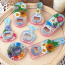 DIY Beer Bottle Opener Crystal Drop Glue Mold Handmade Necklace Mirror Mould